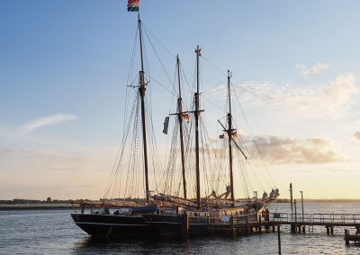 Segelschiff in Schleimünde